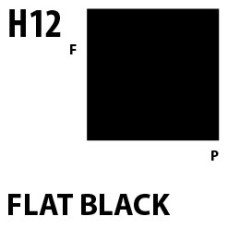 Mr Hobby Aqueous Hobby Colour H012 Flat Black